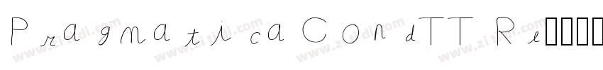 Pragmatica CondTT Re字体转换